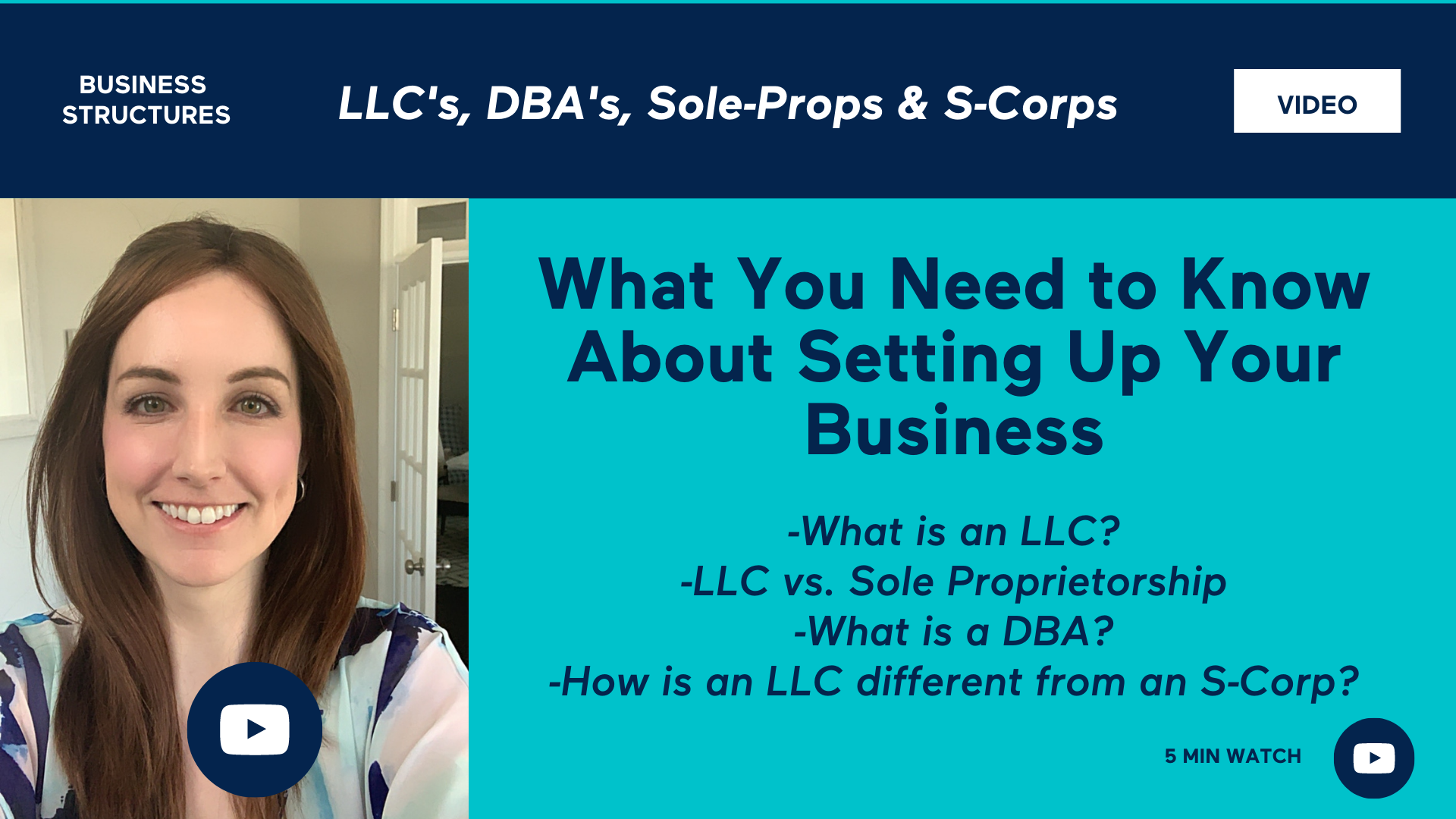 LLC's, DBA's, Sole-Props & S-Corps