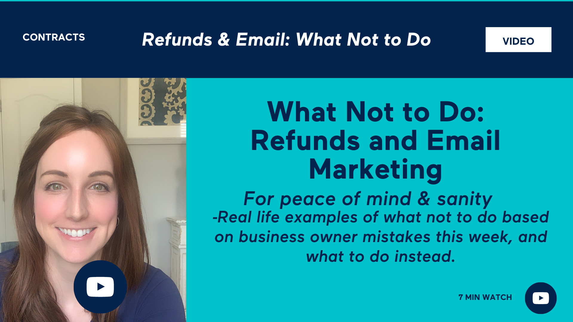 Refunds & Email What Not to Do