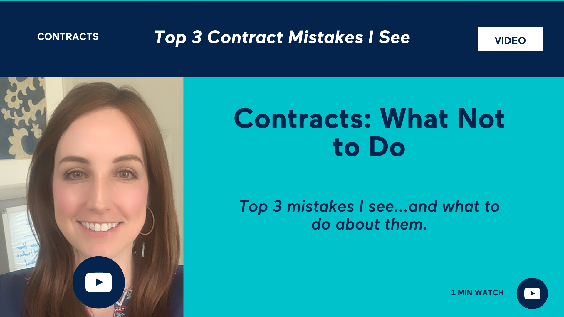 Top 3 Contract Mistakes I See