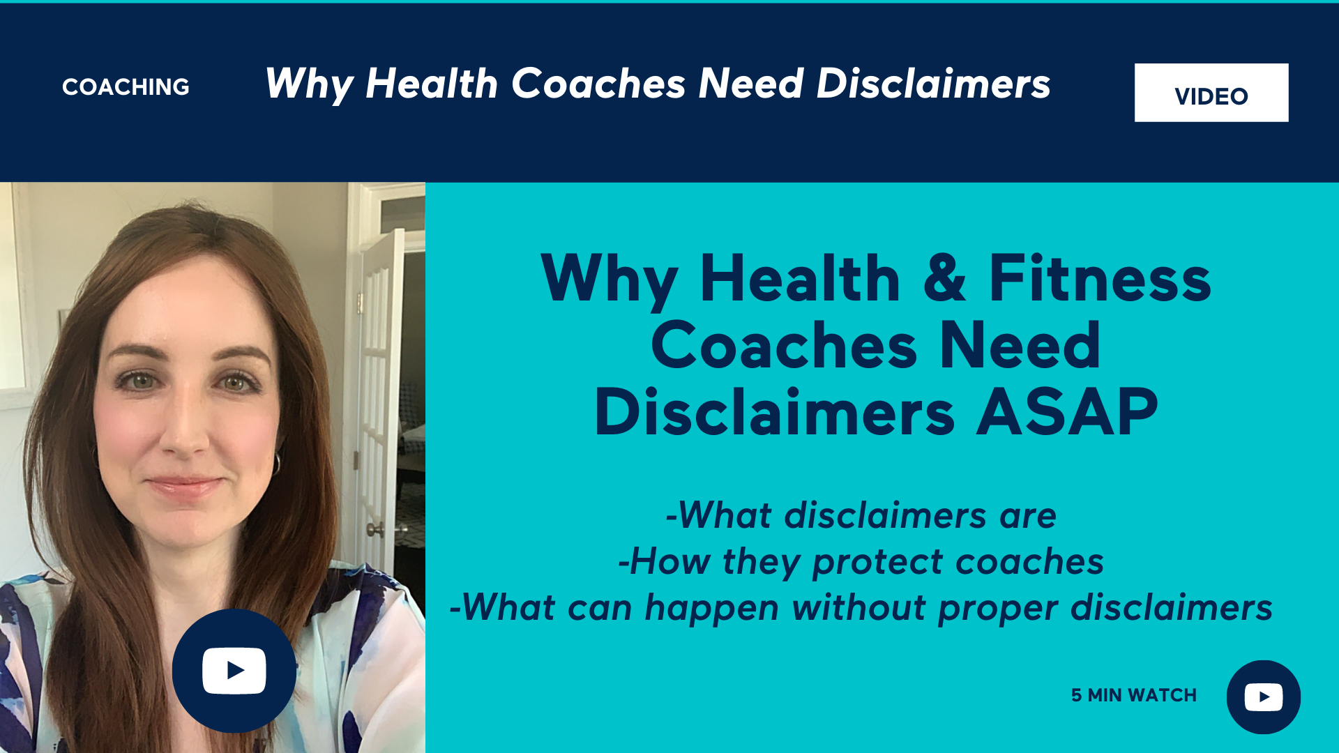 Why Health Coaches Need Disclaimers