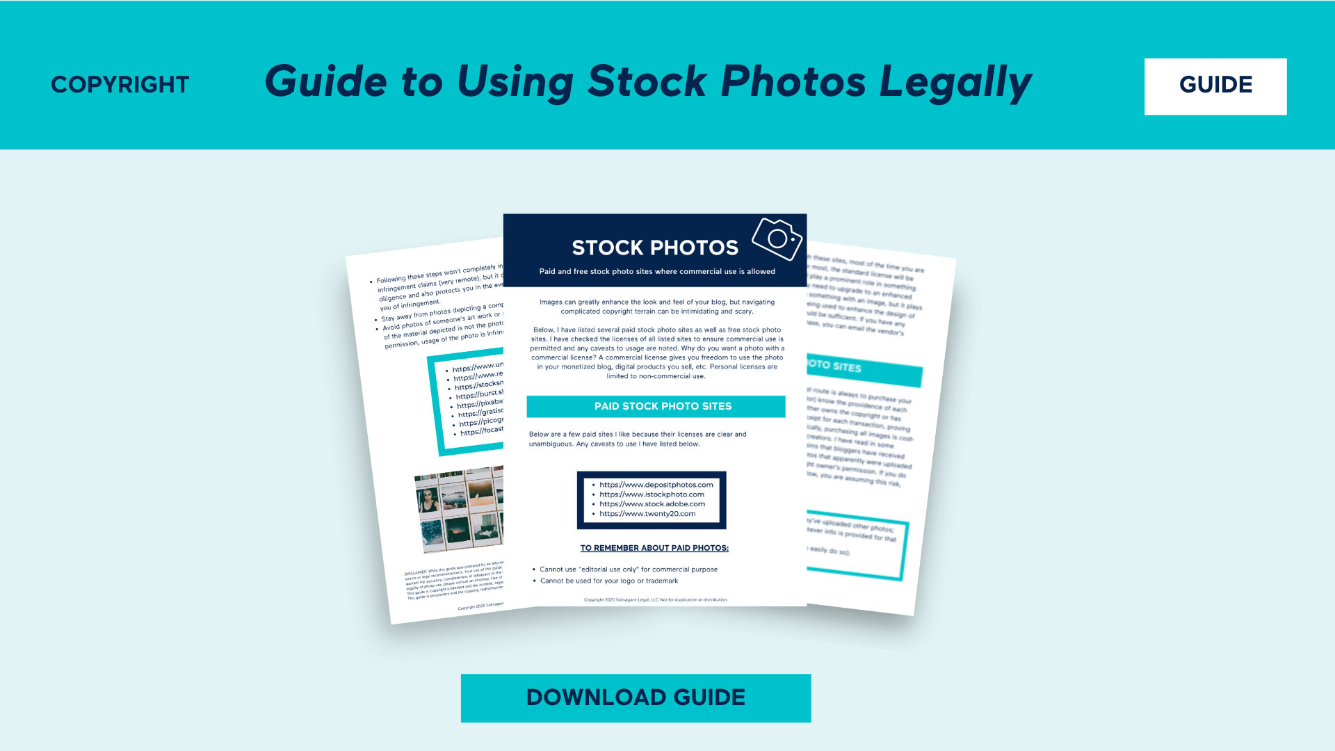 Guide to Using Stock Photos Legally
