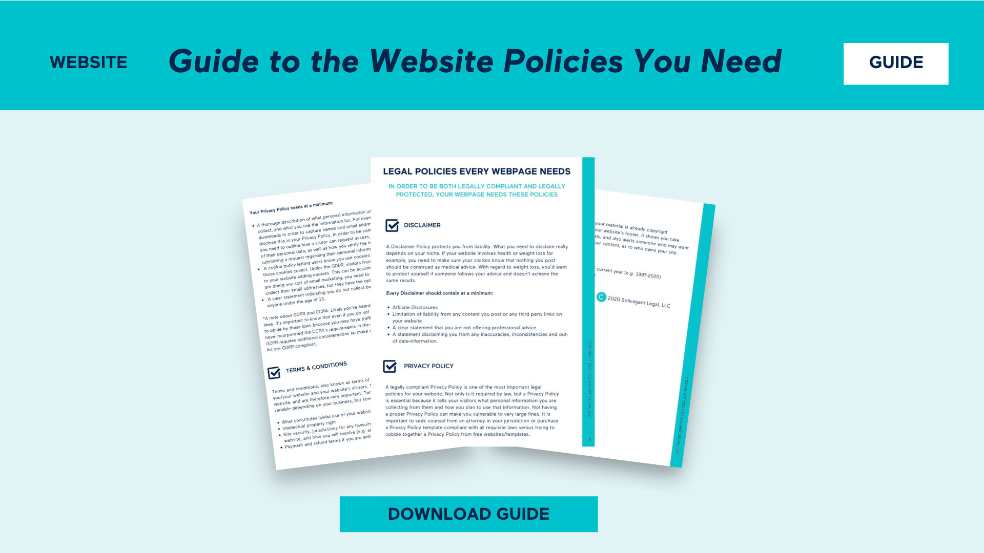 Webpage Policies Every Webpage Needs